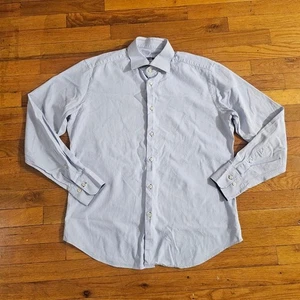 Pal Zileri Men's Dress Shirt Size 16.5 Light Blue Long Sleeve - Picture 1 of 7