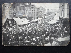 Leicester - Humberstone Gate THE LAST LEICESTER FAIR May 1904 Postcard - Picture 1 of 7