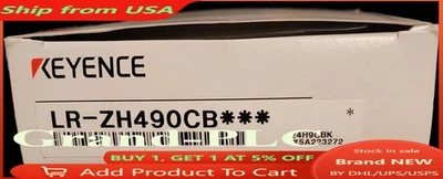 New Keyence LR-ZH490CB Self Contained CMOS Laser Sensor - Image 1 of 3