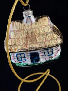 Christopher Radko Vintage reetgedecktes irisches Landhaus Haus - Bild 1 von 10