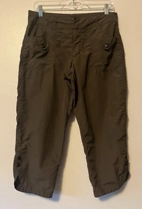 REI Capri Hose Damen 10 Nylon Wandern Outdoor Taschen UPF 50+ leicht - Bild 1 von 13