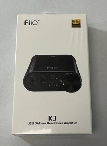 FiiO K3 USB DAC y amplificador de auriculares - audio de alta resolución - nuevo - sellado en caja - Imagen 1 de 2