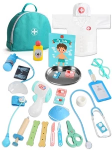 Doctor Kit for Toddlers 3-5, Kids Doctors Play Set Realistic, Pretend Play wi... - Picture 1 of 8