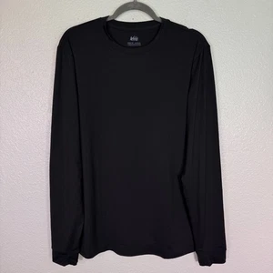 REI Active Pursuits Shirt Herren Medium Tall Activewear Layer UPF 50 schwarz NEU - Bild 1 von 11