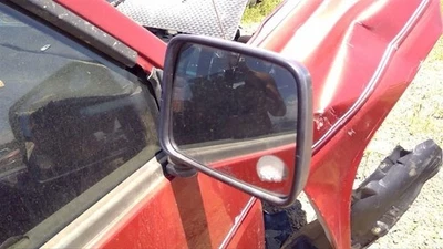 Espejo retrovisor lateral pasajero puerta manual negro para camioneta Nissan 86-97 260537 Foto 1 de 2