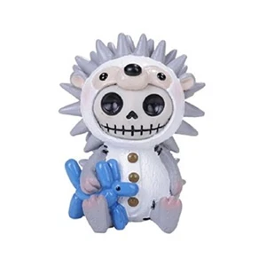 Furrybones Hedrick Skeleton In Hedgehog Suit Figurine New - Picture 1 of 2