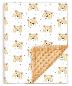 Babydecke - Kinderbettdecke - Baby Bettdecke Aus Weicher Oeko-tex Baumwolle - 75 - Bild 1 von 7