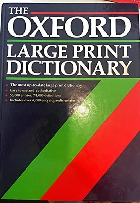 The Oxford Large Print Dictionary: B..., Hawkins, Joyce - Image 1 of 2