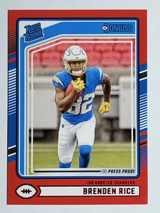 Donruss Press Proof 2024 rojo #382 arroz Brenden RR - Imagen 1 de 2