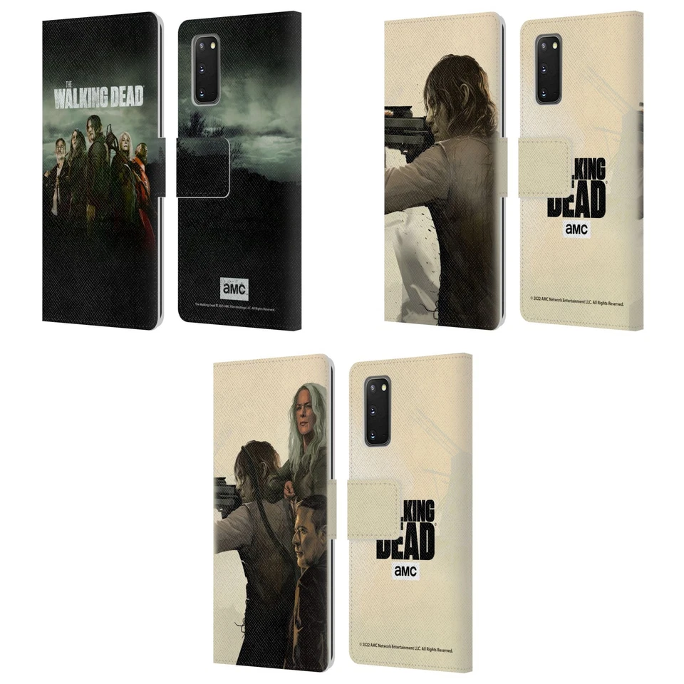 FUNDA LIBRO AMC THE WALKING DEAD TEMPORADA 11 ARTE CLAVE CUERO PARA TELÉFONOS SAMSUNG 2 Foto 1 de 4