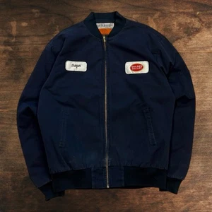 Vintage 90s Golden Valley Mechanic Jacket Men’s Medium Red Kap Workwear USA - Picture 1 of 6