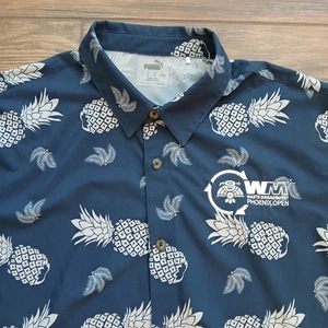 Puma Shirt Herren Large Pineapple AOP Geometric Golf Tour Edition Phoenix Open - Bild 1 von 11