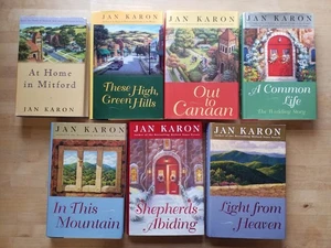 Lot of 7 Jan Karon The Mitford Years Series Hardcover EXCELLENT - Foto 1 di 12