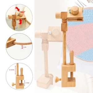 Embroidery Stand with Table Clamp, Embroidery Hoop Stand, Cross Stitch Frame, - Picture 1 of 7