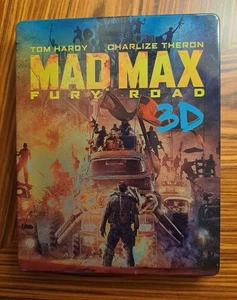 Mad Max: Fury Road 3D / 2D Steelbook Blu-ray 2015 Region B 2 Disc Like New - Picture 1 of 14