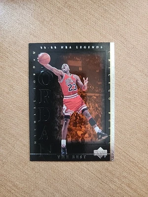 MICHAEL JORDAN -CHICAGO BULLS- 1999-00 UPPER DECK NBA LEGENDS - "THE BEST" #89 - Image 1 of 3
