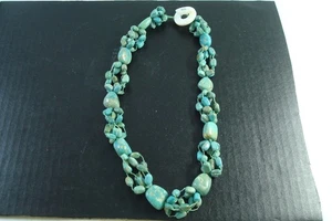 collana di perle turchesi/18" - Foto 1 di 6