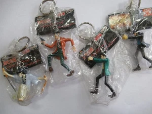 Lupin Third III Lotto 4 Keyring Guns 5cm BANPRESTO Goemon Vaishnavi Zenigata - Picture 1 of 1