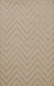 Ivory Transitional Hand Hooked Stripes Chevrons Zig Zags Area Rug Striped DV4 - Picture 1 of 35