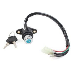 Ignition Switch Lock Key 3 pin For Honda CA125 1995-1999 CMX250 Rebel 1985-2015 - Bild 1 von 5