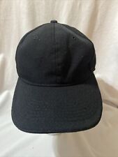 Rawlings Baseball Hat Cap Fitted M/L Black Medium/Large