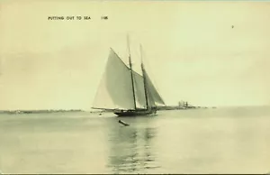 Boleta de navegación para salir al mar arte americano DB UNP - Imagen 1 de 2