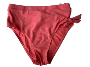 Juicy Couture Swim suit Bottom briefs Coral Orange Womens Bikini L Large New $49 - Picture 1 of 6