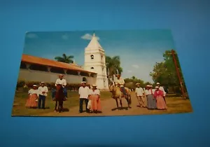 Postal Panamá Vintage Montunos de OCU Prov. Iglesia de Los Santos - Imagen 1 de 2