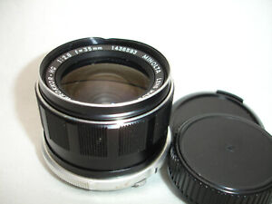Minolta 35mm f/ 2.8 lens, MC W. ROKKOR -HG, MD mount, Sn1436593
