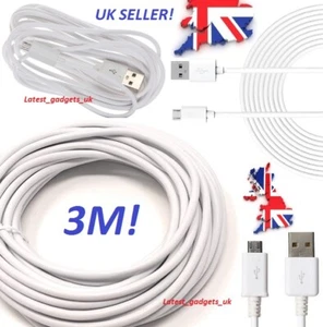 3 m lang USB Ladegerät Ladekabel/Kabel/Kabel für Amazon Fire TV Stick - Bild 1 von 1