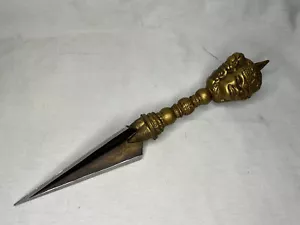 The Shadow, Phurba Dagger, Solid Resin, Real Prop Replica, Signed, Numbered - Picture 1 of 10