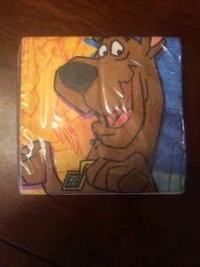 Scooby-Doo Mod Mystery Party Supplies-Beverage Napkins 16ct. - Picture 1 of 1