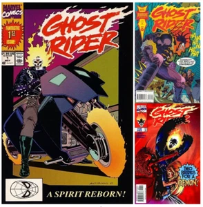 Ghost Rider U PICK comic 1 2-90 91 92 93 94 28 1st Midnight Sons 31 1990 Marvel - Picture 1 of 28