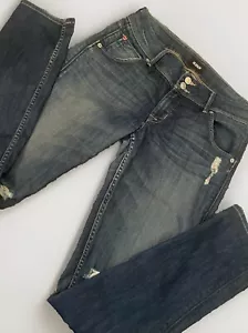 HUDSON Jeans Damen 27 Collin Flap Mid Rise Denim Distressed Stretch - Bild 1 von 12
