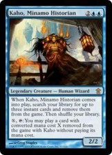 Magic the Gathering MtG Saviors of Kamigawa Rare Foil Kaho, Minamo Historian #41