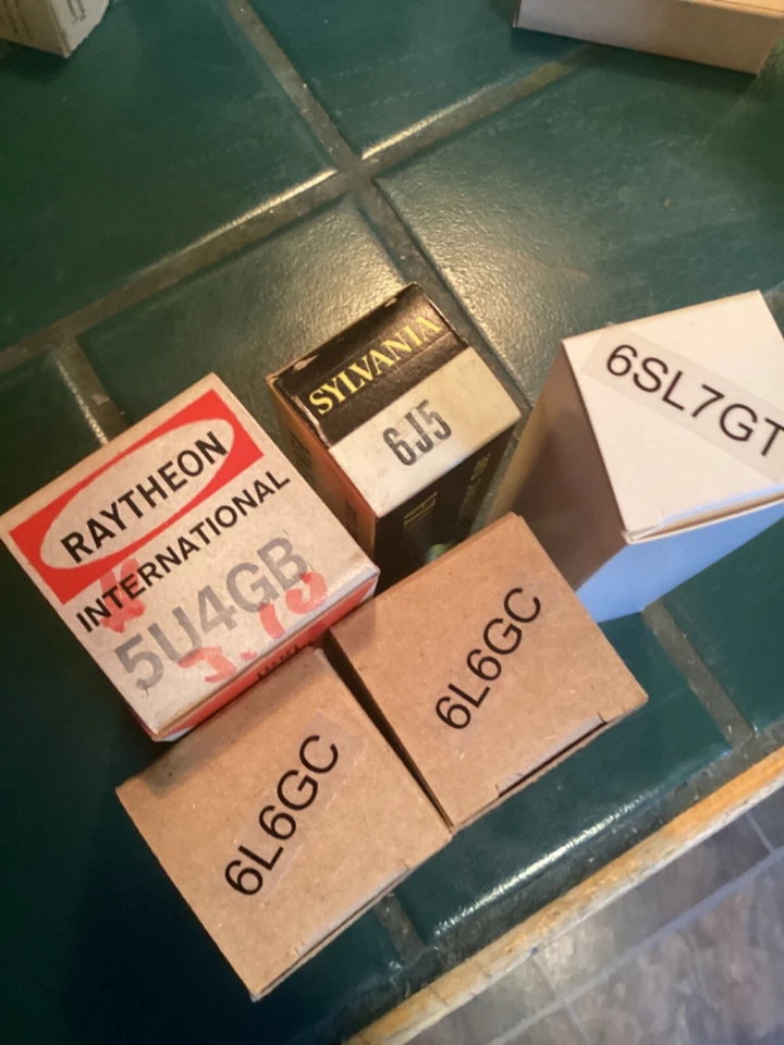 ROCKOLA JUKEBOX AMPLIFIER TUBE KIT FOR MODEL 1428 AMP MODEL P - Image 1 of 1