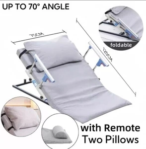 Electric Elderly Back Lift Bed Automatic Lifting Adjustable Bed Backrest Remote - Picture 1 of 18