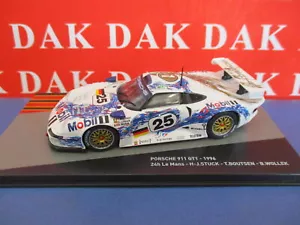 Die cast 1/43 Modellino Auto Porsche 911 GT1 24H Le Mans 1996 J. Stuck - Foto 1 di 4