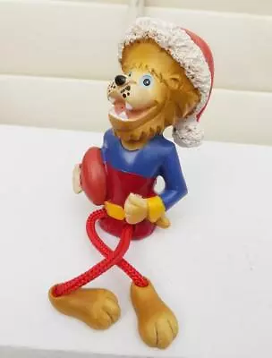 SPECIAL AFL LIONS BRISBANE SHELF SITTER XMAS MASCOT ORNAMENT  FIGURINE NEW - image 1 of 2