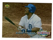 1994 Upper Deck Mickey Mantle's Long Shots #MM7 Cecil Fielder   Detroit Tigers