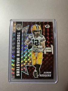 Aaron Rodgers Green Bay Packers Panini Mosaik NFL 2021 TOUCHDOWN MASTERS PRIZM - Bild 1 von 3