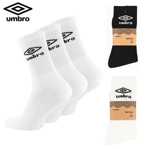 Calcetines deportivos oficiales Umbro para hombre largos media pantorrilla tripulación 3 pares adultos 6-8 / 9-12 - Imagen 1 de 22