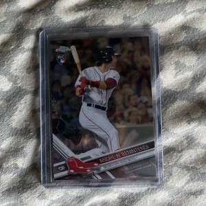 2017 Topps Chrome - Prism Refractor #100 Andrew Benintendi (RC)