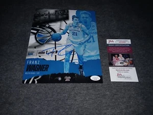 Franz Wagner Signed 8x10 Jsa Orlando Magic - Picture 1 of 1