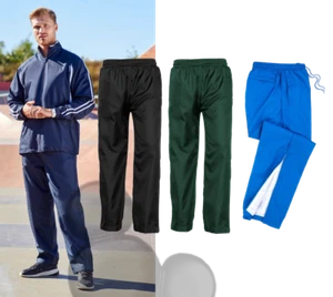 Mens Micro Fibre Track Pants Size XS S M L XL 2XL 3XL 5XL Adults Sports - Picture 1 of 6