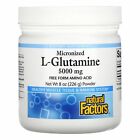 Czynniki naturalne, mikronizowana L-glutamina, 5000 mg, 8 uncji (226 g) proszek