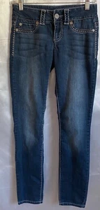 GIRLS JEANS MAURICES BRAND SIZE XS-R W 28 X INSEAM 31 LOW RISE VGC AA11 - Picture 1 of 3