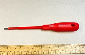 Williams Insulated Screwdriver 5"x 3/16 Flat Slotted WW173105 Germany NEW! - Picture 1 of 5