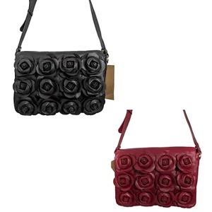 Clever Carriage Damen handgefertigte Leder Rose Bouquet Umhängetasche - Bild 1 von 8