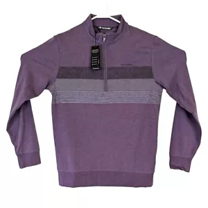 Travis Mathew Mens Small Purple Pioneer 1/4 Zip Golf Performance Pullover New - Picture 1 of 6